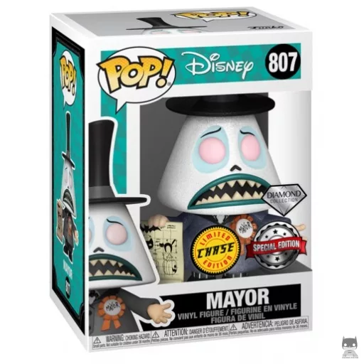 Figurine Funko POP Le Maire (Diamond Glitter) (Chase) (L'Etrange Noël de M. Jack)