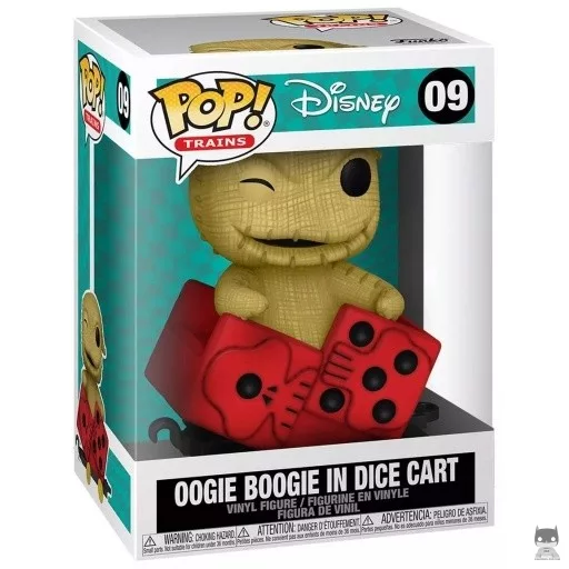 Figurine Funko POP Oogie Boogiedans le wagon Dés (L'Etrange Noël de M. Jack)