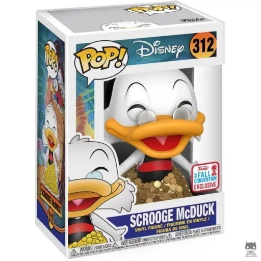 Figurine Funko POP Picsou avec or (La Bande à Picsou)