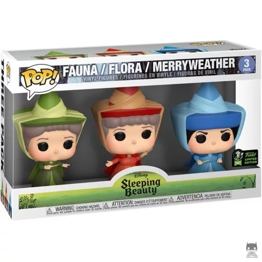 Figurine Funko POP Pâquerette, Flora & Pimprenelle (La Belle au Bois Dormant)