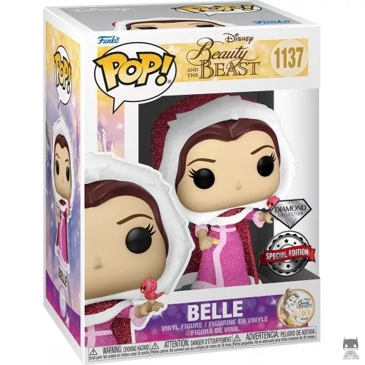 Figurine Funko POP Belle avec Oiseau (Diamond Glitter) (Amazon)