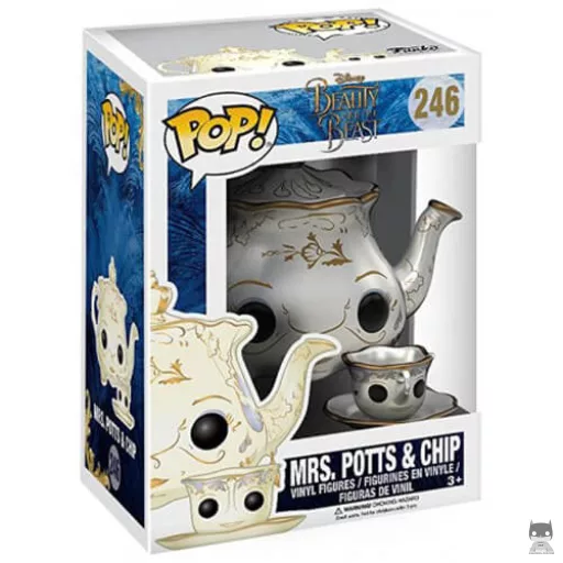Figurine Funko POP Mme Samovar & Zip (La Belle et la Bête)