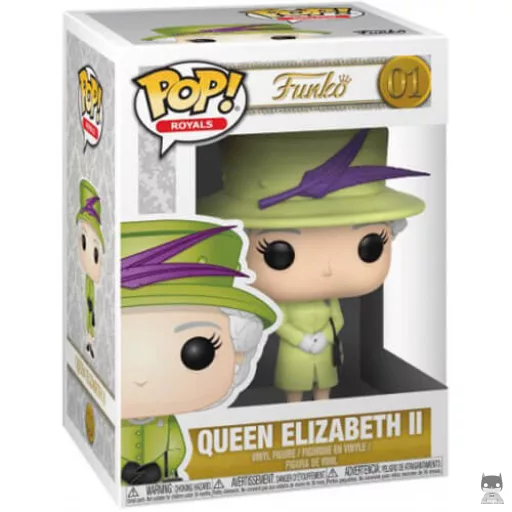 Figurine Funko POP Queen Elizabeth II en tenue verte (Pop! Vinyl)