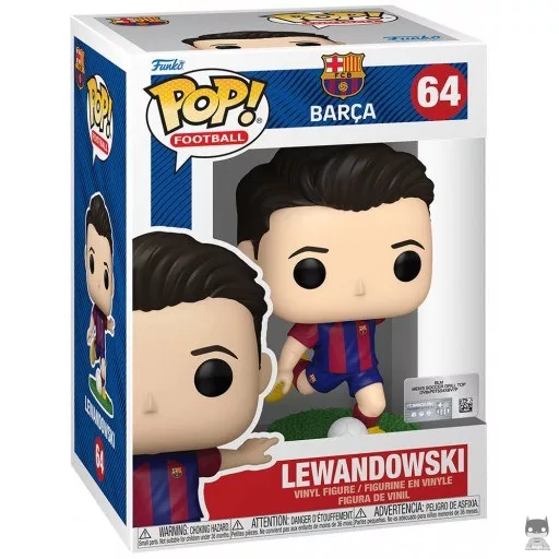 Figurine Funko POP Lewandowski (FC Barcelone) (La Liga (Championnat Espagnol Football))