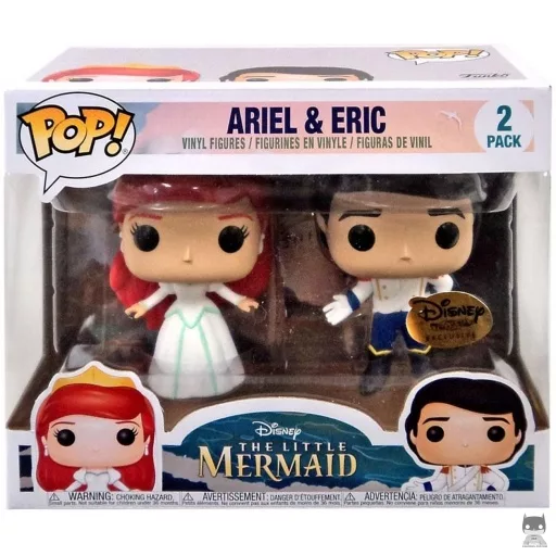 Figurine Funko POP Ariel & Eric Mariage (La Petite Sirène)