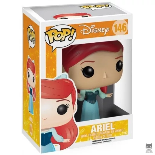 Figurine Funko POP Ariel en robe bleue (La Petite Sirène)