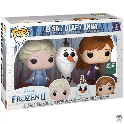 Figurine Funko POP Elsa, Olaf & Anna (Exclusive)