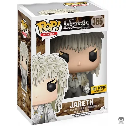 Figurine Funko POP Jareth (Combinaison Grise) (Hot Topic)