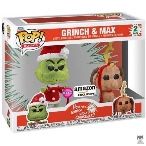 Figurine Funko POP Grinch & Max (Flocked) (Pop! Vinyl)