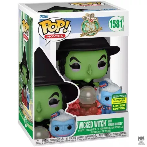 Figurine Funko POP Méchante Sorcière avec Singe avec des Ailes (Le Magicien d'Oz)
