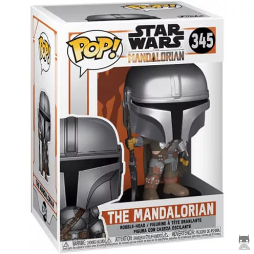 Figurine Funko POP Le Mandalorien (Chrome) (Le Mandalorien (Star Wars))