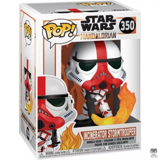 Figurine Funko POP Stormtrooper Incinérateur (Le Mandalorien (Star Wars))