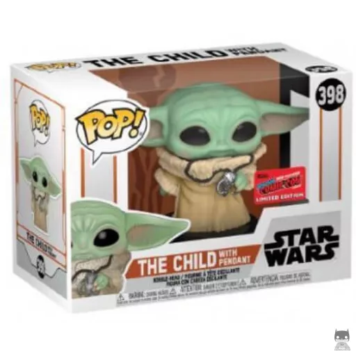 Figurine Funko POP L'Enfant avec Pendentif (Le Mandalorien (Star Wars))