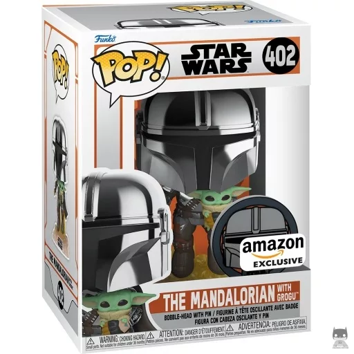 Figurine Funko POP Le Mandalorien avec Grogu (Exclusive)