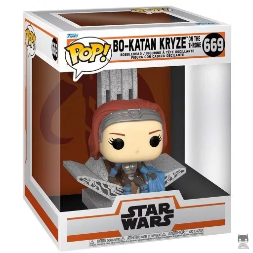 Figurine Funko POP Bo-Katan Kryze sur le Trône (Le Mandalorien (Star Wars))