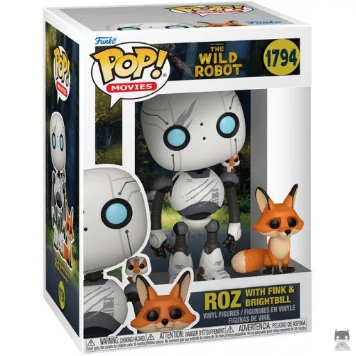 Figurine Funko POP Roz avec Joli-Bec et Escobar (Le Robot sauvage)