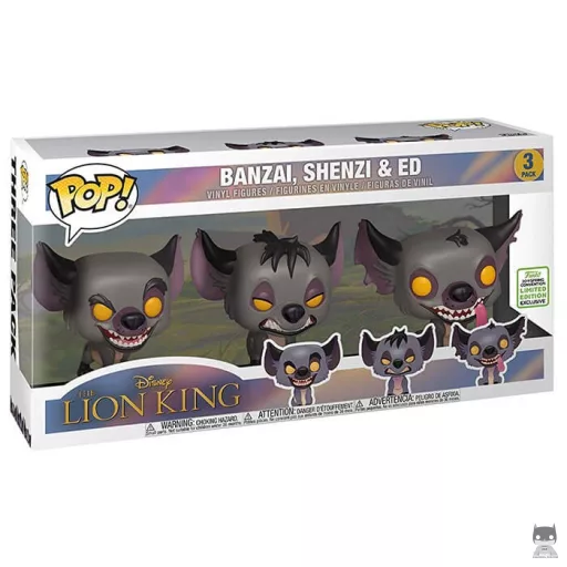Figurine Funko POP Hyènes Banzai Shenzi & Ed (Le Roi Lion)