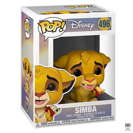 Figurine Funko POP Simba avec un ver (Le Roi Lion)