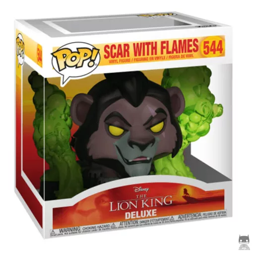 Figurine Funko POP Scar avec des flammes (Le Roi Lion)