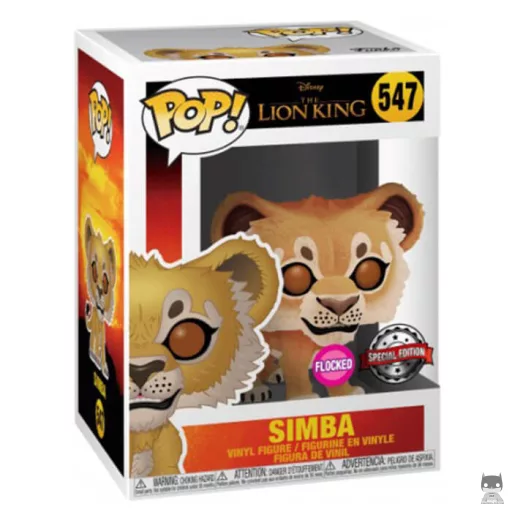 Figurine Funko POP Simba (Flocked) (Le Roi Lion)