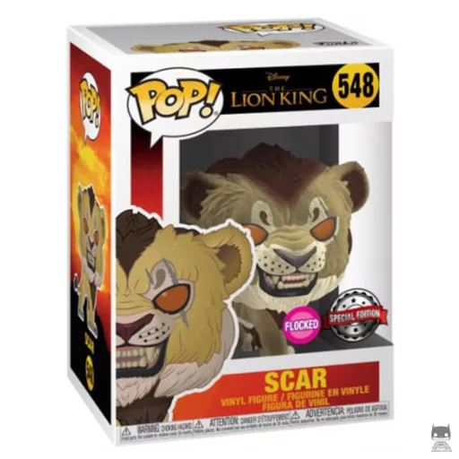 Figurine Funko POP Scar (Flocked) (Le Roi Lion)