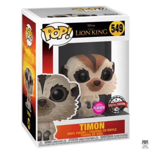 Figurine Funko POP Timon (Flocked) (Le Roi Lion)