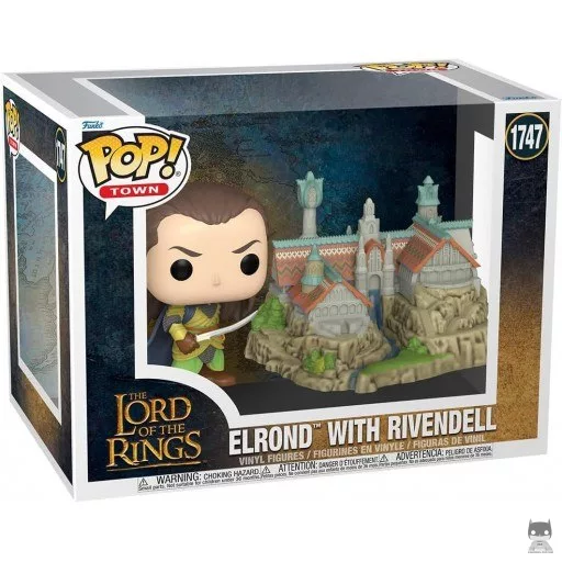 Figurine Funko POP Lord Elrond avec Fondcombe (Le Seigneur des Anneaux)