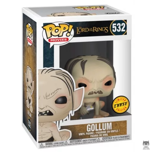 Figurine Funko POP Gollum avec Poisson (Chase) (Le Seigneur des Anneaux)