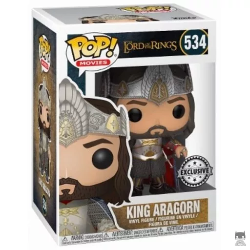 Figurine Funko POP Roi Aragorn (Le Seigneur des Anneaux)