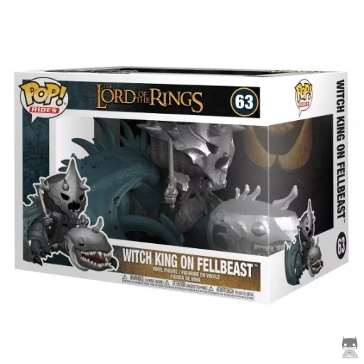 Figurine Funko POP Roi Sorcier d'Angmar sur Coursier Ailé (Le Seigneur des Anneaux)