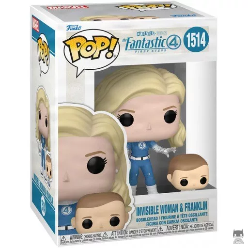 Figurine Funko POP Femme Invisible & Franklin (Les 4 Fantastiques : Premiers pas)