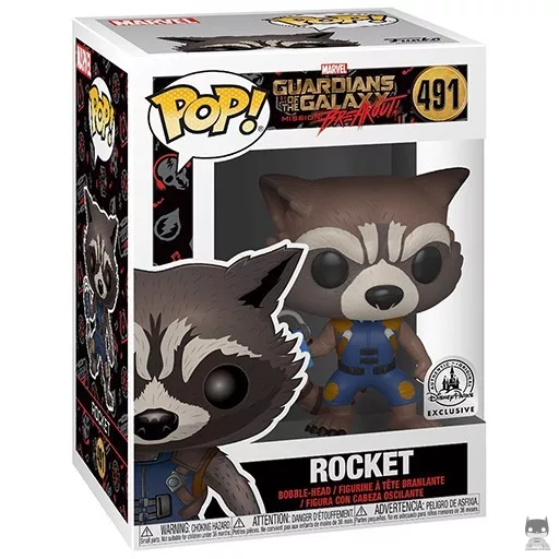 Figurine Funko POP Rocket (Mission Breakout) (Disney Parks)