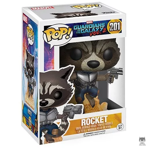 Figurine Funko POP Rocket Raccoon (Les Gardiens de la Galaxie vol.2)