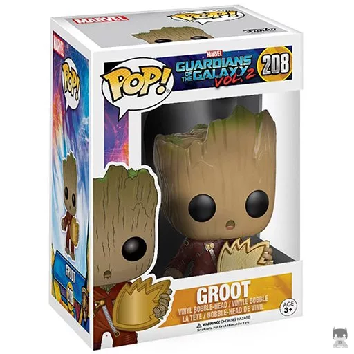 Figurine Funko POP Groot (avec une pièce) (Hot Topic)