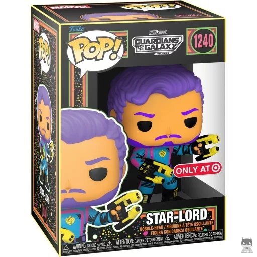 Figurine Funko POP Star-Lord (Blacklight) (Target)
