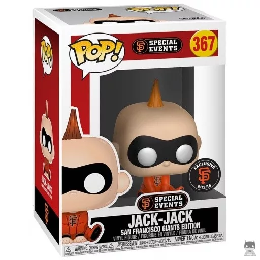 Figurine Funko POP Jack-Jack (Orange) (Giants Baseball)