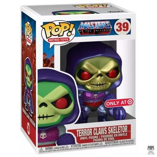 Figurine Funko POP Terror Claws Skeletor (Metallic) (Les Maîtres de l'univers)