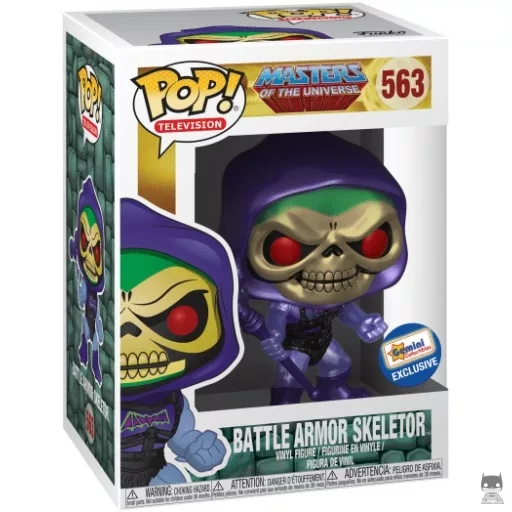Figurine Funko POP Skeletor avec Armure de Combat (Metallic) (Metallic)
