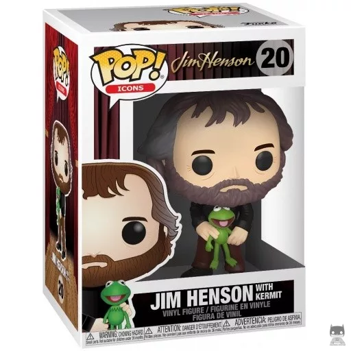 Figurine Funko POP Jim Henson avec Kermit (Les Muppets)