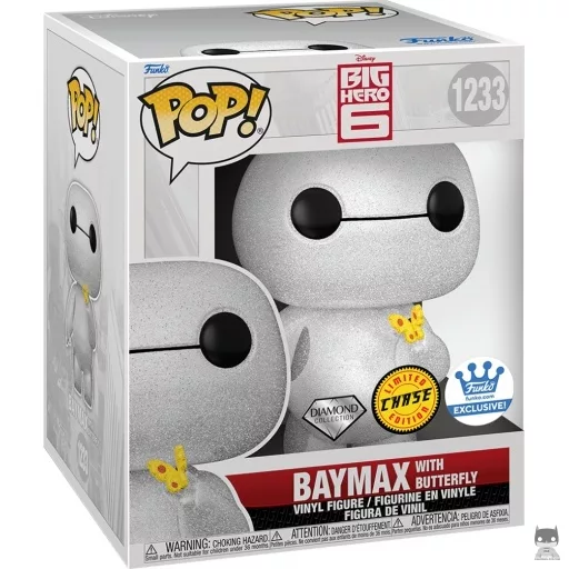 Figurine Funko POP Baymax avec Papillon (Supersized & Chase) (Les Nouveaux Héros)