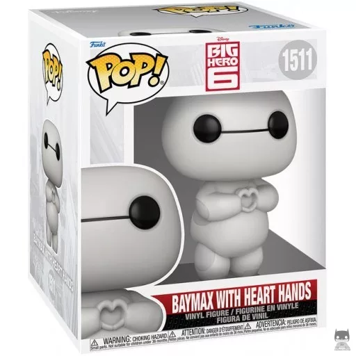 Figurine Funko POP Baymax avec Les Mains en Forme de Cœur (SuperSized) (Baymax)