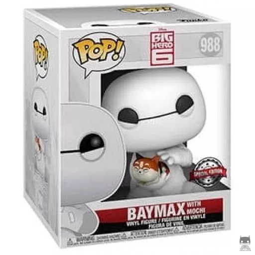Figurine Funko POP Baymax avec Mochi (Les Nouveaux Héros)