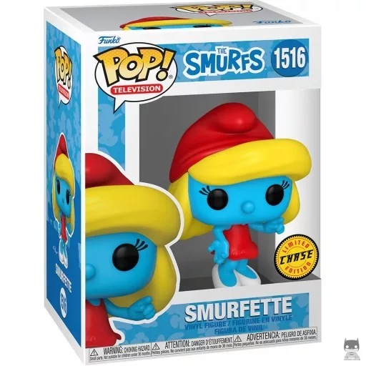 Figurine Funko POP La Schtroumpfette (Robe Rouge) (Chase) (Chase)