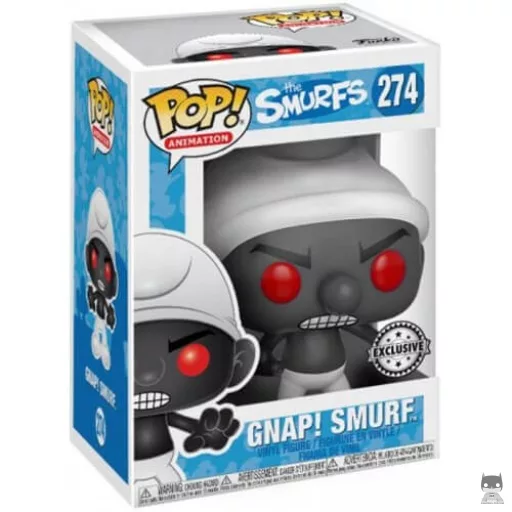 Figurine Funko POP Schtroumpf GNAP! (noir) (Les Schtroumpfs)
