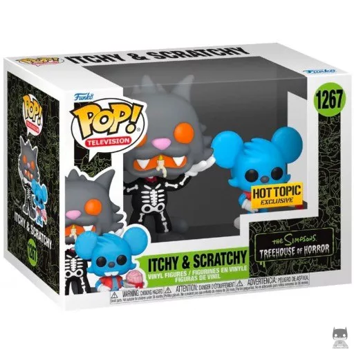 Figurine Funko POP Itchy & Scratchy Squelette (Funkoween 2022)