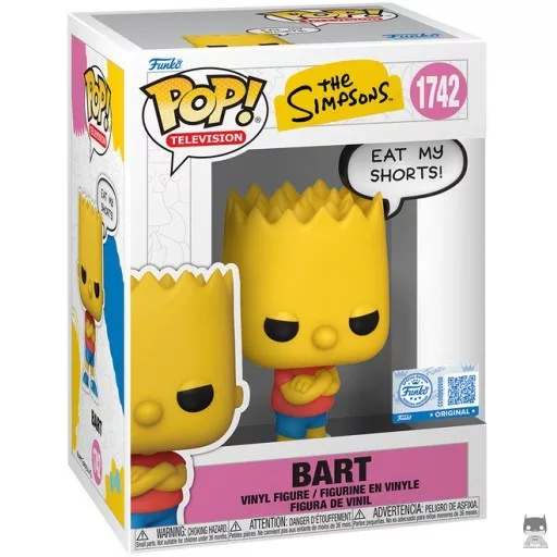 Figurine Funko POP Bart (Eat My Shorts) (Les Simpson)