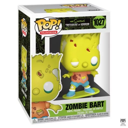 Figurine Funko POP Bart en Zombie (Les Simpson : Horrow Show)