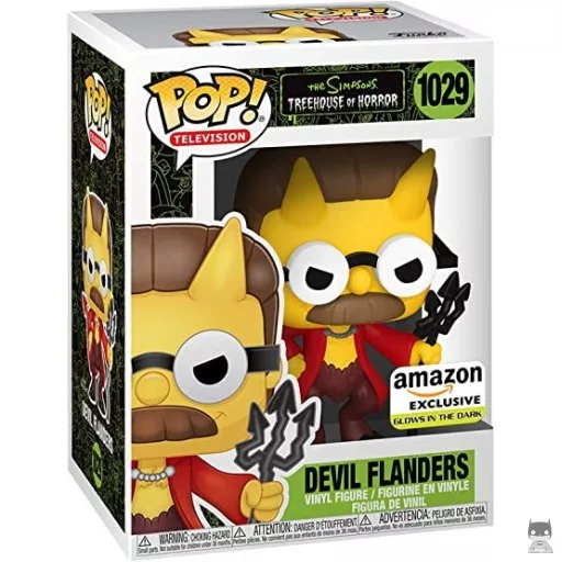 Figurine Funko POP Flanders en Diable (Glow in the Dark) (Glow in the Dark)
