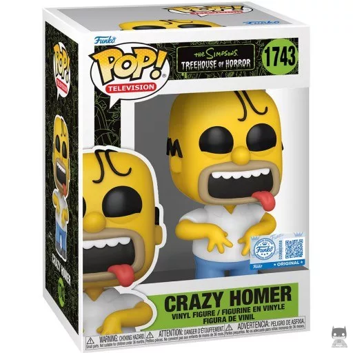 Figurine Funko POP Homer Fou (Entertainment Earth)