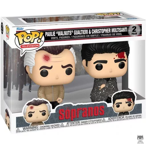 Figurine Funko POP Paulie "Walnuts" Gualtieri & Christopher Moltisanti (Pop! Vinyl)